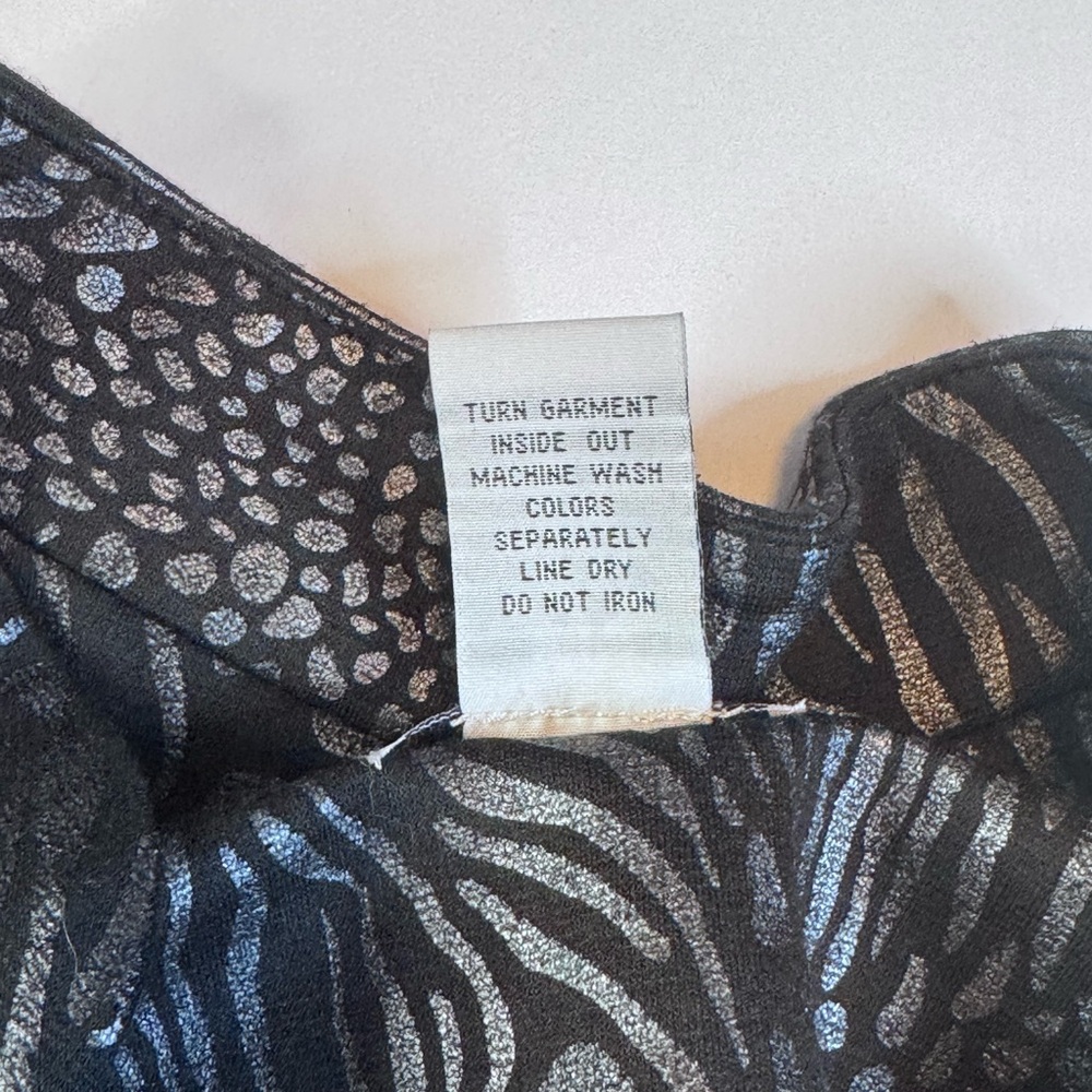 BonWorth Metallic Animal Print Jacket – Size MP - Picture 11 of 12